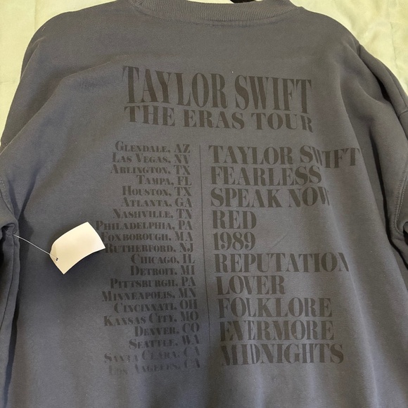 Taylor Swift Sweaters - Eras Tour Blue Crewneck pre TTPD